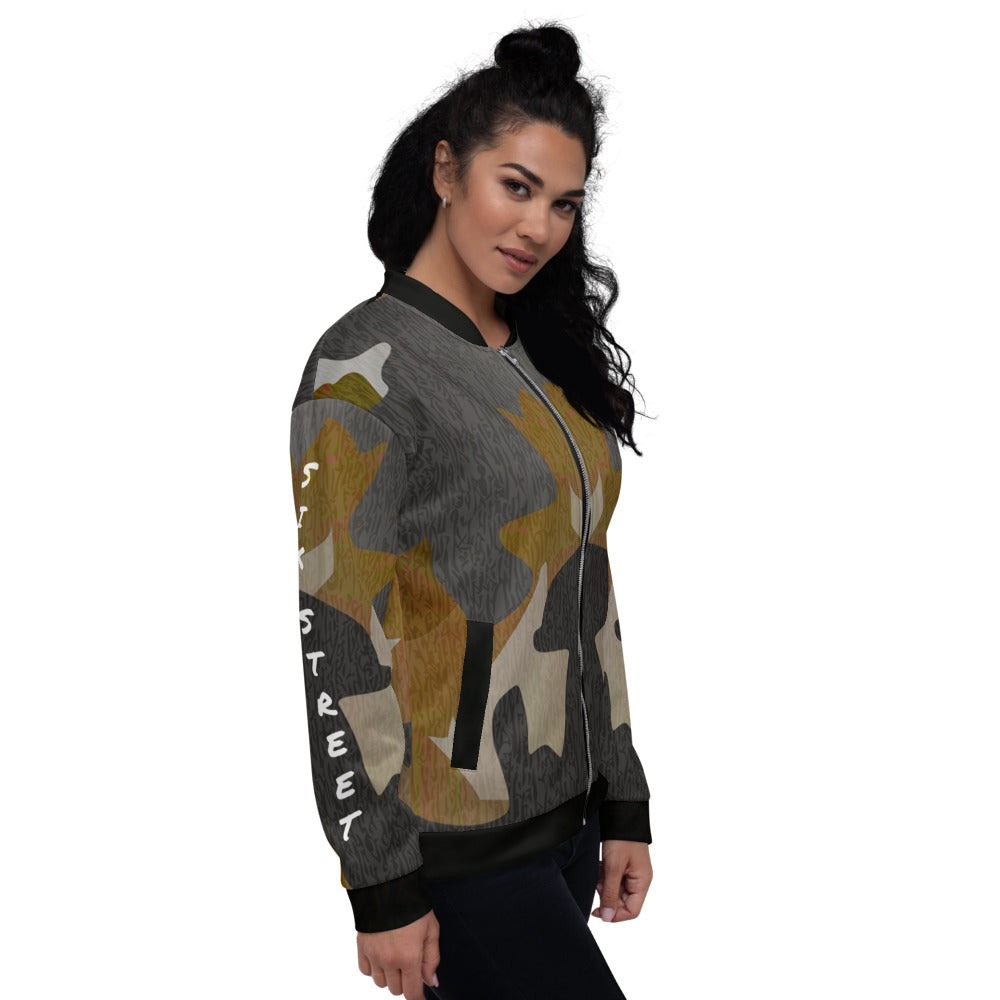 SIX STREET BRAND - Army Style Unisex Bomber Jacket
