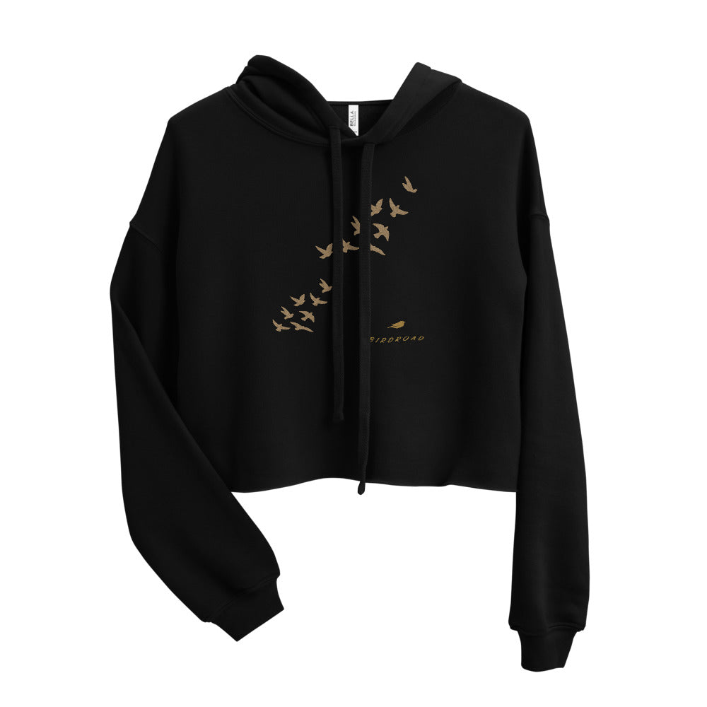BIRDROAD COLLECTION. - WOMEN CROP HOODIE