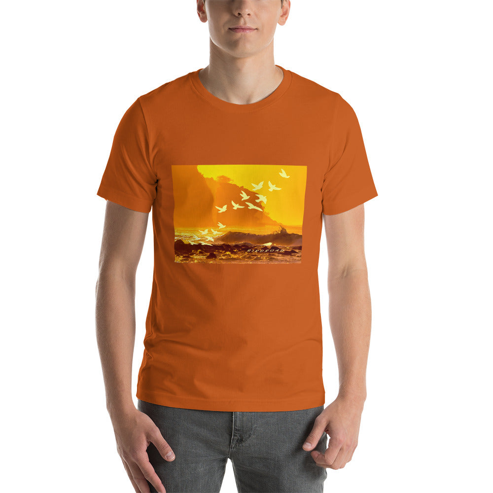 BIRDROAD Short-Sleeve COTTON SHIRT