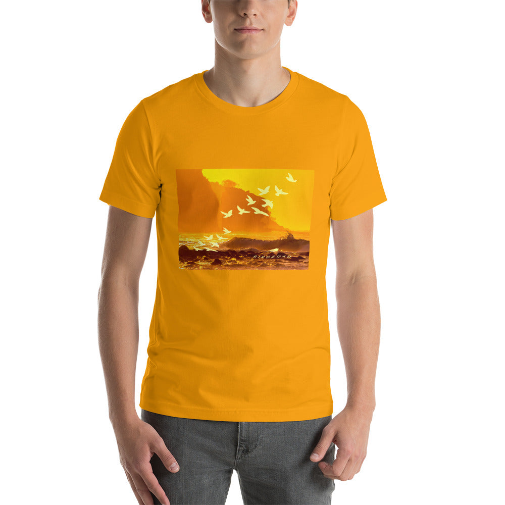 BIRDROAD Short-Sleeve COTTON SHIRT