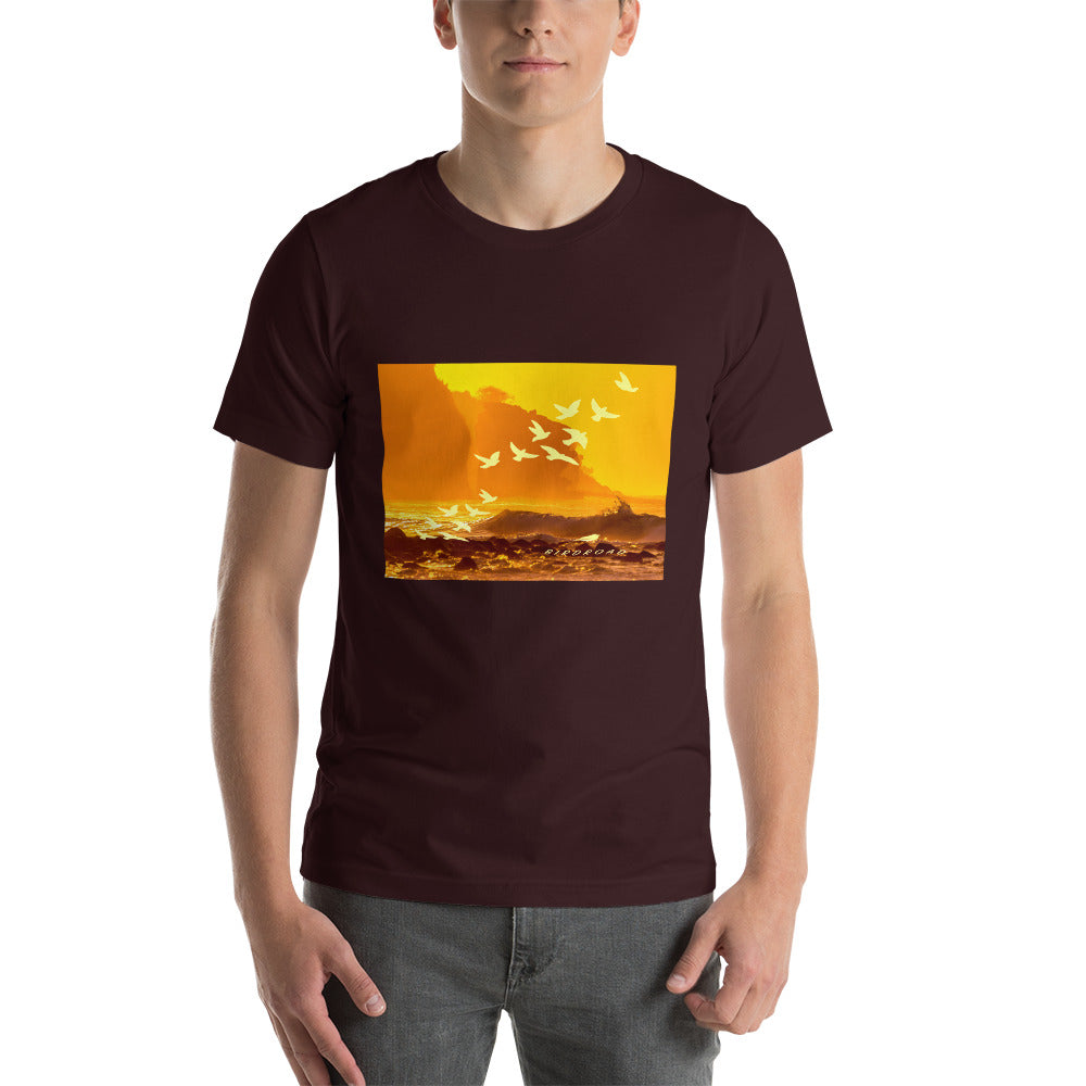 BIRDROAD Short-Sleeve COTTON SHIRT
