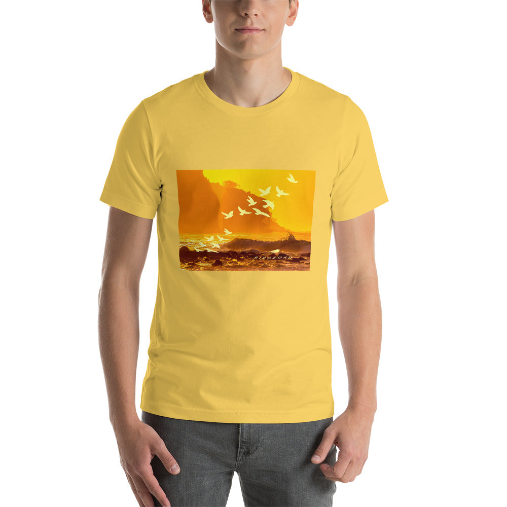 BIRDROAD Short-Sleeve COTTON SHIRT
