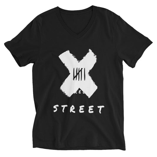 SIX STREET COLLECTION  -  V-NECK COTTON SHIRT